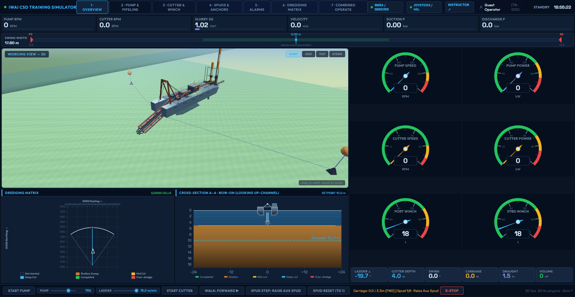 Dredging Simulator overview screenshot