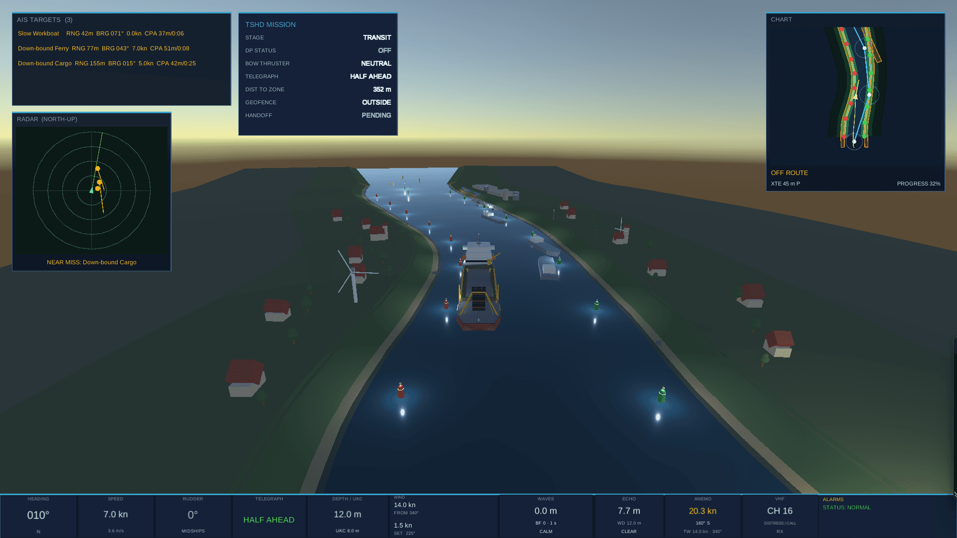 Navigation Simulator overview screenshot